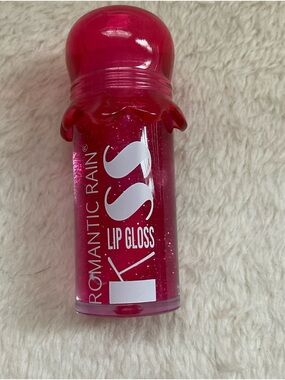 KISS Lip Gloss — Shimmery Hot Pink Shine